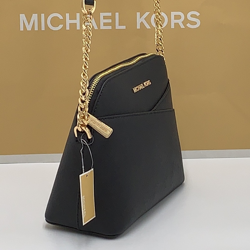 MICHAEL KORS MEDIUM DOME XCROSS XBODY BLACK COLOR - Picture 7 of 14